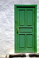 Image showing spain    colorated green wood as a 