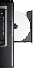 Image showing dvd cd rom drive in laptop