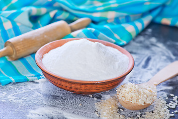 Image showing rice flour