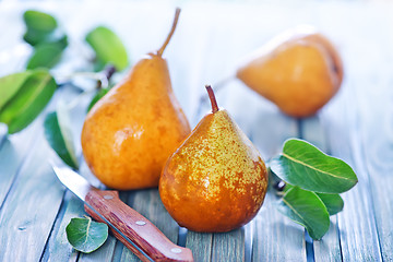 Image showing fresh pears