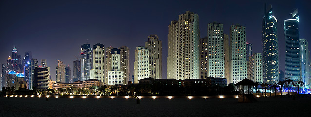 Image showing Dubai at Night, UAE
