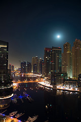 Image showing Dubai at Night, UAE