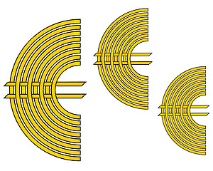 Image showing Euro currency sign