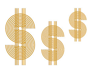 Image showing US dollar sign