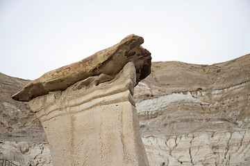 Image showing Badlands Alberta  hoo doo