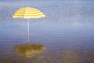 Image showing yellow umbrella