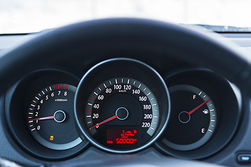Image showing Dashboard of car
