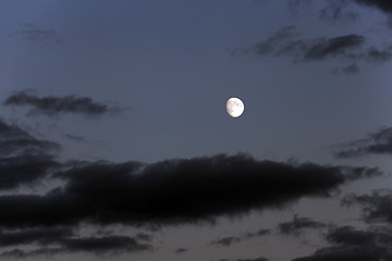 Image showing moon in the sky  