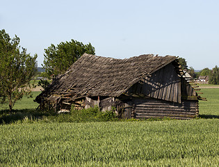 Image showing old wooden house  