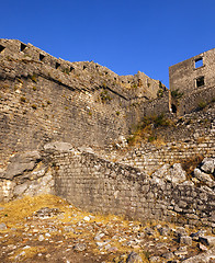 Image showing fortress of St. Ivan Montenegro  