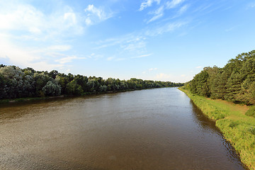 Image showing summer river,  Belarus  