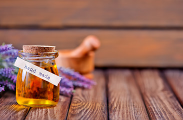 Image showing lavender oil