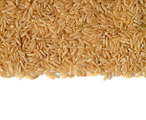 Image showing brown rice uncooked