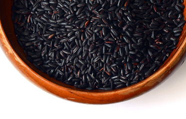 Image showing Uncooked Black Rice