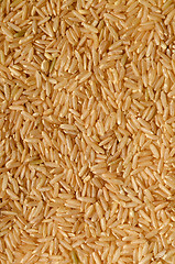 Image showing brown rice uncooked