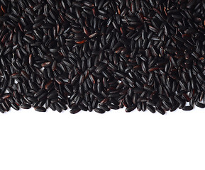 Image showing Uncooked Black Rice