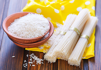 Image showing rice noodles