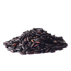 Image showing Uncooked Black Rice