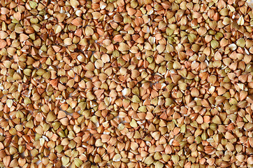 Image showing Uncooked buckwheat seeds