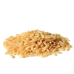 Image showing brown rice uncooked