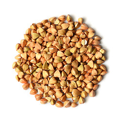 Image showing Uncooked buckwheat seeds