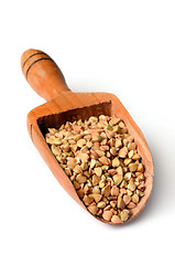 Image showing Uncooked buckwheat seeds