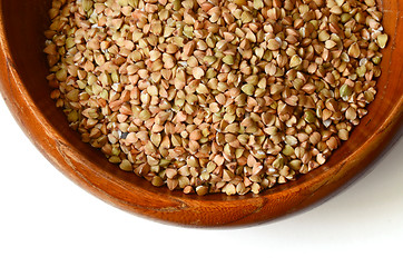 Image showing Uncooked buckwheat seeds