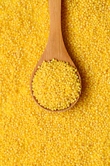 Image showing raw yellow millet