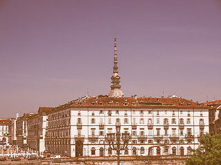 Image showing Piazza Vittorio Turin vintage