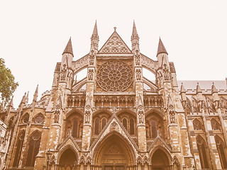 Image showing Westminster Abbey vintage