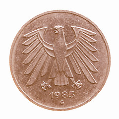 Image showing  Coin isolated vintage