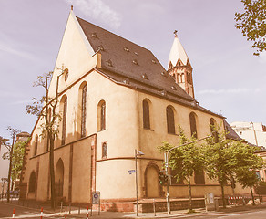 Image showing St Leonard Church Frankfurt vintage