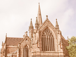 Image showing St Martin Church, Birmingham vintage