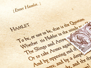 Image showing  William Shakespeare Hamlet vintage