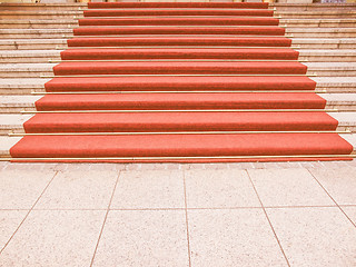 Image showing  Red carpet vintage