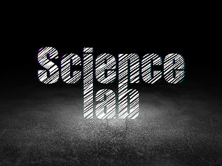 Image showing Science concept: Science Lab in grunge dark room