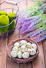 Image showing decorative painted Easter eggs