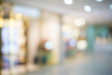 Image showing Blurred image of shopping mall