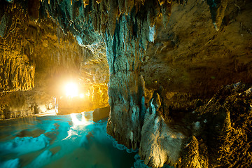 Image showing Gyukusendo Cave in japan