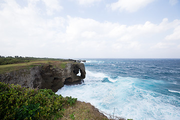 Image showing Manzamo Cape in Okinawa