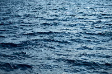 Image showing Blue waves of the sea 