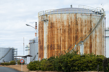 Image showing Fuel storage tanks