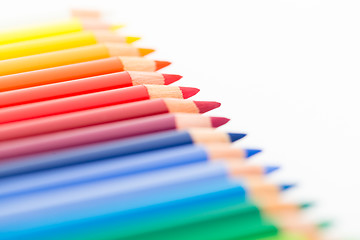 Image showing Colour pencil close up