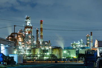 Image showing Industrial night view