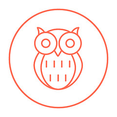 Image showing Owl line icon.