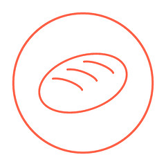 Image showing Loaf line icon.