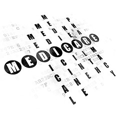 Image showing Medicine concept: Medicare in Crossword Puzzle