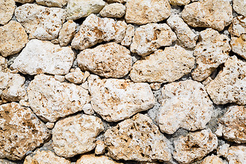 Image showing Background of stone wall texture