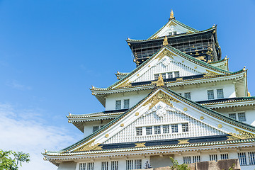 Image showing Osaka Castle at day time