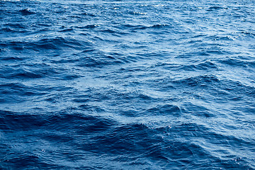 Image showing Blue sea with waves